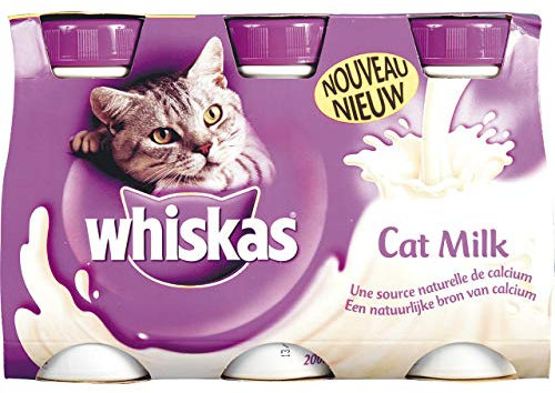 whiskas Lait pour Chat en bouteill - Le Pack de 3x200ml