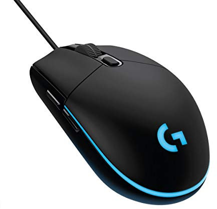 Logitech G102 Prodigy Mouse Gaming, 6000 DPI, RGB, Compatibile con PC e Mac, Nero