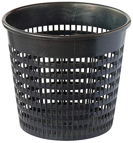 NATURAVIVA BASSANO Vaso tondo rete 4,5 litri Ø 19x h21 cm per idroponica, piante da laghetto, orchidee. (20 pezzi)