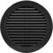 Vent Systems Cubierta para sofito negra de 15 cm/150 mm - Ventilaciones de aire redondas - Cubierta para parrilla - Mosquitera incorporada - Ventilaciones HVAC para baño, oficina en casa, cocina