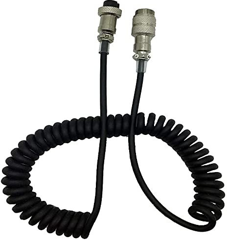 Dreamworth Microfono 8 pin Mic Cavo di prolunga maschio a femmina compatibile con Kenwood Mic MC-60 MC-90 Mc-60A Yaesu MD-100 MD-200 MD-1 M-1 Icom SM-50 SM-30