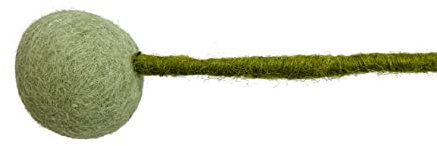 Én Gry & Sif Filzblumen - handgemacht - Kugelblumen (salbeigrün, groß (3-4cm))