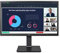 LG Electronics LG 24BP75CP-B Ecran PC professionnel 24' - dalle IPS résolution FHD (1920x1080), 5ms GtG 75Hz, pied avec réglages multiples, haut-parleurs, webcam (2MP) et micro intégrés, USB-C (65W)