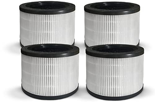 Comedes Filter für Levoit Vista 200 Luftreiniger, HEPA & Aktivkohle Kombifilter (4 Stück)