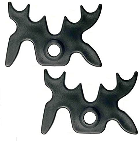 Yueser Ponte Stecca da Biliardo,Ponte per Biliardo Testa Ponte Biliardo Teste di Ponte Testa a Ponte Teste da Ponte Testa a Ponte in Plastica Accessorio per Stecca da Biliardo Nero(2 Pezzi)
