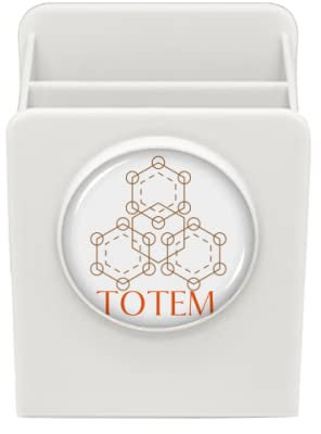 Pot à crayons hexagonal en composite pour bureau