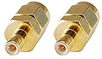 Conecto SMA-SMB Adapter, MCX-Kupplung, vergoldet, 2er Set