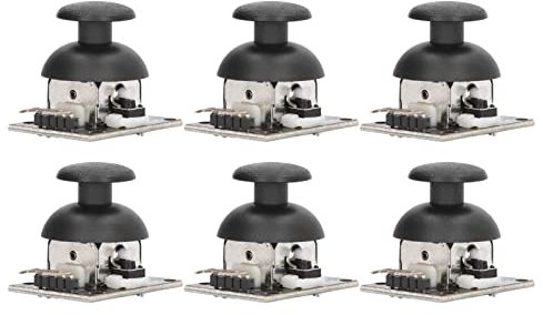 6 Sätze Joystick-Sensor-Spiel, Game-Controller-Modul Joystick-Sensor-Controller-Modul X Y Doppelachsen-Ersatzsatz-Kit KY‑023