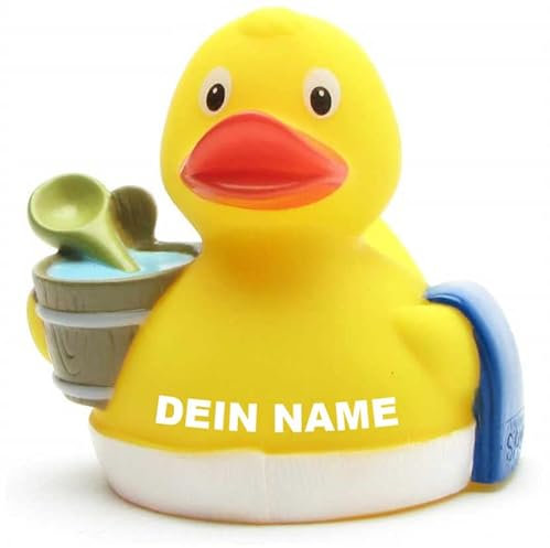 Badeente - personalisierbar (Sauna Ente)