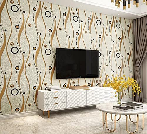 Wall Paper Contact Paper Roll Velours-Fleece-Tapete Diamond Circle, nicht selbstklebend for Living Room Bedroom Kitchen Cabinet Door Shelf DIY Decoration