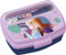 Disney Sandwich Box azzurra per bambine in plastica Frozen Elsa Anna e Olaf con cucchiaio e forchetta