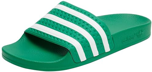 adidas Damen Adilette Slide Sandal, Green/Cloud White/Green, 39 EU