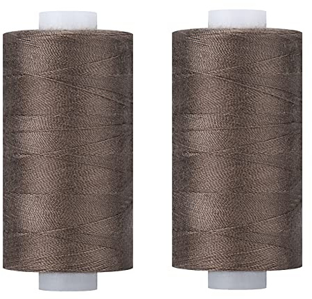 Simthread Nähgarn Quiltgarn Erschwingliches Allzweckgarn 2 Mokka - 400 Yards/Spule, Polyester 100%