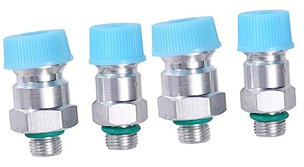 Homoyoyo 4pièce Connecteurs De Climatisation Accessoires De Remplissage De Pour Entretien Embouts De Recharge Couleurs Assorties