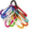 10 Pieces D-ring Carabiners,D-ring Aluminum Alloy Climber Lock Ring Key Ring Lock Ring Buckle,D-Shaped Carabiner Key Chain D-Ring Carabiner Clip Hook for Camping Hiking.