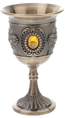 Cabilock Tasse à Alliage De Zinc Coupe Support De Bureau Bronze Décoration De Table Fine