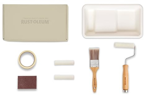 Rust-Oleum Ready to Roll - Eco Paint Kit (Small) - Bathroom Wood & Cabinet Satin Fresh Greens