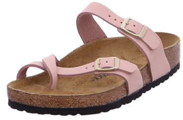 Birkenstock Sandali Mayari. Ciabatta Infradito Mayari con Il Morbido Plantare Che Offre Un Comfort Extra e coccola i Piedi per Tutto Il Giorno. La Tomaia è Realizzata in Morbida Pelle nabu