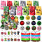 Yisound123 98 piece party bag filler set Miner Gaming Party Bag Fillers, Gamer Party Favours Gaming Keychain Party Bags Button Pins Stickers Miner Party Supplies Goodie Bag Fillers for Kids Boys