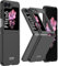 FTRONGRT Hülle für Samsung Galaxy Z Flip 7 FE/Samsung Galaxy Z Flip 6, Ultra Dünn, Kratzfest, Sturzsicher, Klappbare PC-Schutzhülle. Schwarz