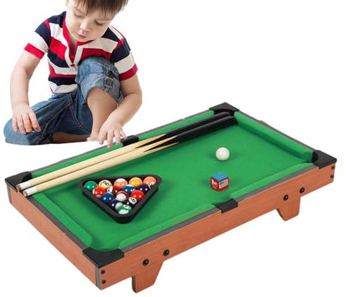 Billiards Table - Interactive Pool Table Set | Billiard Game Tables | Table Game with Balls | Table Game Set for Indoor, Outdoor, Entertainment, Home and