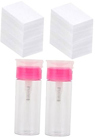 Mikinona 100ml Nachfüllbares Remover Kit Leere Tücher Flaschen Leck- Maniküre Zubehör