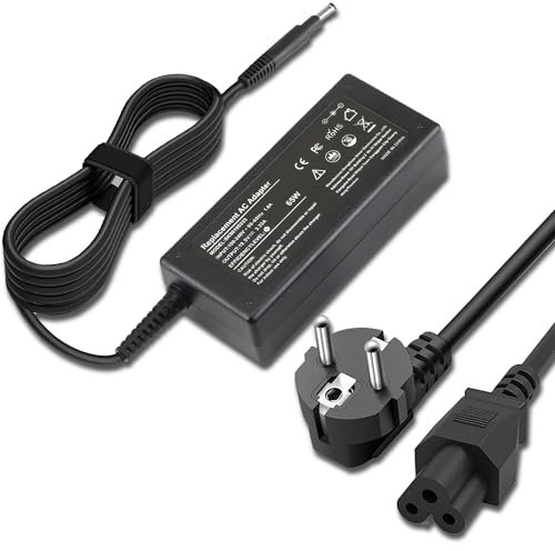 65W Chargeur Adaptateur pour HP Pavilion 14-bf000、15-ab000、15-cw100, Pavilion x360 11/13/15(2017—2019),Envy 13-ab000、15-as000、17-j000, ProBook 430/440/450 G4/G5/G6(2017—2019) Cordon d'aliment