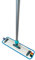Clim Profesional Mopa de Microfibra Wet&Dry 40cm para Limpieza en Húmedo y en Seco con Ajuste de Velcro. Sistema Completo Incluye Mango de Aluminio 125 cm