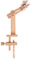 Reinscer Embroidery Hoop Holder Desktop Stand with Table Clamp for Handwork Sewing