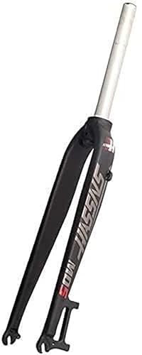 Forcella Ammortizzata Forcella Anteriore MTB Rigida 26/27,5/29 Freno A Disco Forcella MTB Forcella Anteriore Da 28,6 Mm Bicicletta Ultraleggera Ammortizza L'ammortizzatore A Gas,Grigio,27.5inch