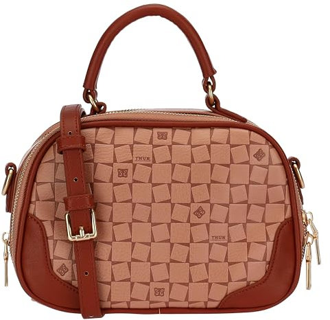 THUN - Borsa tracolla/mano - poliestere, PU, metallo - Collezione Sempre con me - 23 x 8 x 16 cm