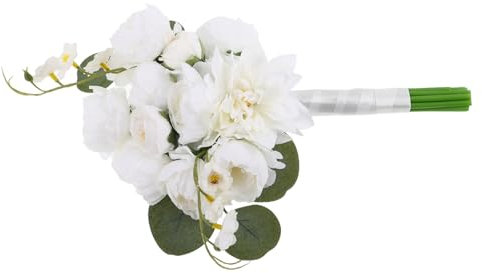 BESPORTBLE Bouquet De Mariage Bouquets De Mariée Pour Mariée Fleurs Pour Vase Roses En Soie Décoration De Mariage Fausses Fleurs Bouquet De Mariée Décorations De Fête De Célibataire Bouquet