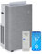 Klarstein AireLux Mobile Klimaanlage – 14.000 BTU, Für Räume bis 51 m², App & Sprachsteuerung, 4-in-1 Kühlung, Entfeuchter, Ventilator & Schlafmodus, Leise, Fenster-Kit Inklusive, Grau