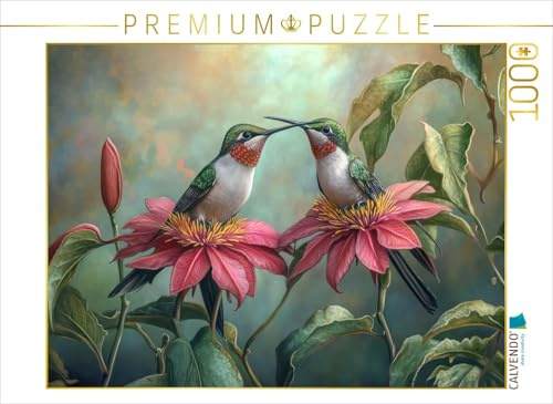 Puzzle · Colibris | Zwei wunderschöne Kolibris · 1000 Teile · Lege-Größe 64 × 48 cm · CALVENDO Puzzle