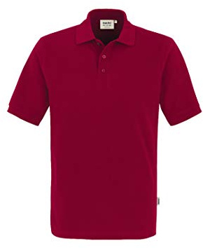 HAKRO Polo-Shirt „Classic“ - 810 - weinrot - Größe: XS