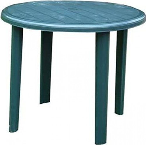 Tisch aus Polypropylen 'Barbados' aus Polypropylen. Wetterfest. Rund Cm 90 x H cm 72.