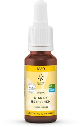Lemon Pharma Bio Bachblüten Tropfen N°29 Star of Bethlehem (Doldiger Milchstern) – Für sensible Momente & innere Balance – vegan, 20 ml
