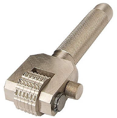 GRAVUREM-Kompaktmarker/Prägewerk/Räderstempelapparat/Schlagzahlen 0-9/6 Räder - 3mm