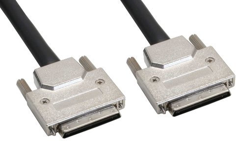 InLine 26809 SCSI U320 Kabel 68-polig Micro Centronic (VHD) Stecker auf Stecker 0,9m