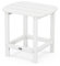 Polywood SBT18WH South Beach 18 Outdoor Side Table, White