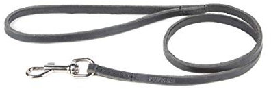 Julius-K9, 10120, Hundeleine aus Fettleder, 10mmx1,2m, mit Schlaufe, Stahlkarabiner