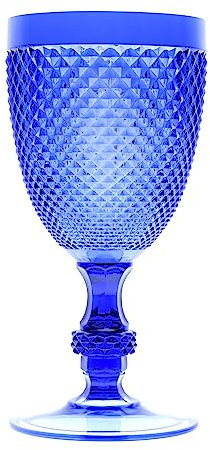 Excelsa Diamond Set 6 Calici Vino Infrangibili, Blu, 6 unità (Confezione da 1)