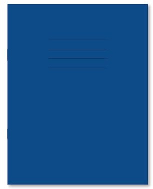 Hamelin 9 x 7-Inch Plain 80 Pages Exercise Book - Dark Blue (Pack of 100)