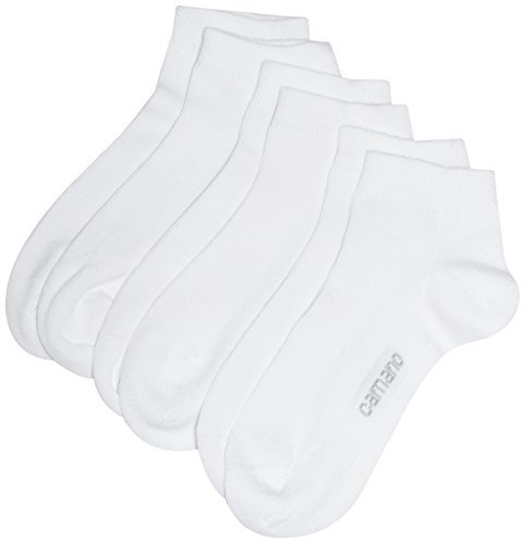 Camano Mädchen 3723 Füßlinge, 3er Pack, Weiß (White 1), 31-34