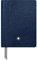 Montblanc Notebook 113598 Fine Stationery #145 – Leder Notizbuch A7 liniert mit Softcover – Farbe: Indigo – 128 Seiten