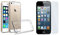 NOVAGO Compatible avec iPhone 5, 5S, SE 2 en 1-1 Coque Transparente Anti Choc+ 1 Film en Verre trempé 9H Ultra résistant