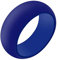 Boolavard Silikon Ehering für Männer und Frauen Preiswerte Silikon Gummiband, 7 Pack, 5 Pack & Singles - Weiß, Grau, Silber, Blau (Blau, 13-22.30mm)