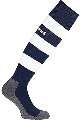 uhlsport Herren Team Pro Essential Stripe Socken, Marine/Weiß, 41-44