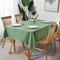 maxmill Jacquard-Tischdecke mit Wirbelmuster, auslaufsicher, knitterfrei, ölabweisend, schwer, weiche Tischdecke für Küche, Esszimmer, Tisch, Outdoor, Picknick, rechteckig, 132 x 178 cm, Salbeigrün