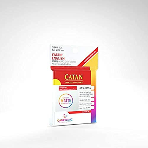 5 Packungen Gamegenic Matte Brettspielhüllen 100 Karat 60 Karat Catan Englische Größe Kartenhüllen